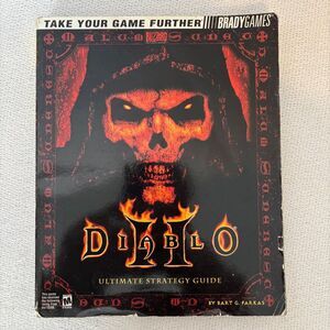 Diablo II 2 Ultimate Strategy Guide Brady Blizzard PC Game Book Booklet Vintage‎